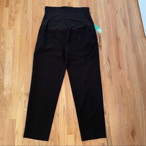 NWT Oh! mamma black maternity pants size 1x